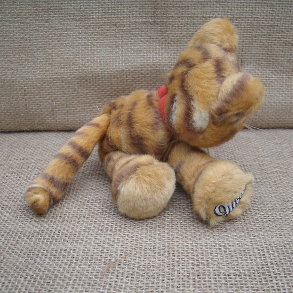 Vintage Orange Tabby Cat Stuffed Toy Morris' Million Cat Rescue 9 Lives - Picture 5 of 16
